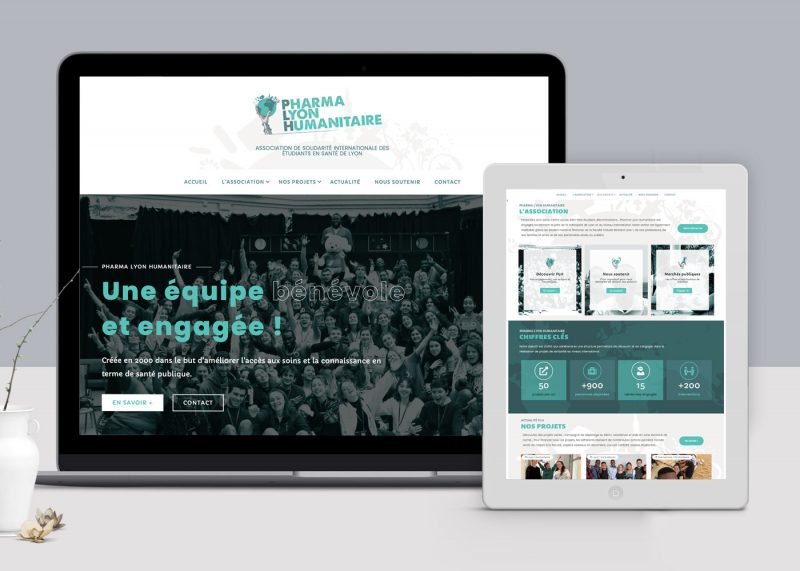 Pharma Lyon Humanitaire - Site wordpress