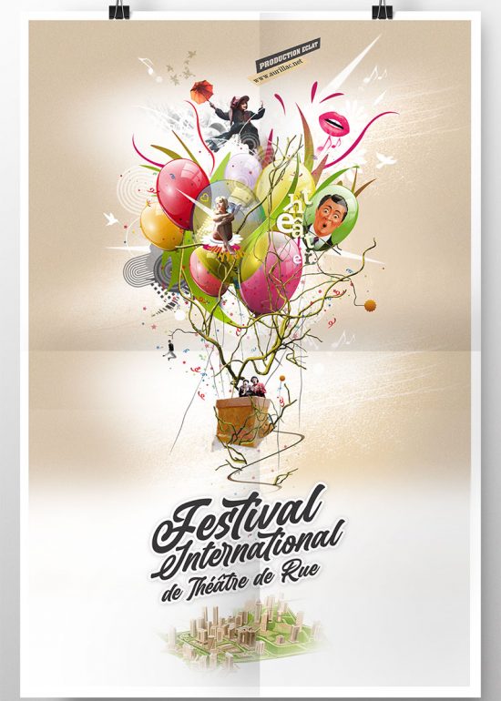 Aurillac - Création d'une affiche pour la nouvelle saison