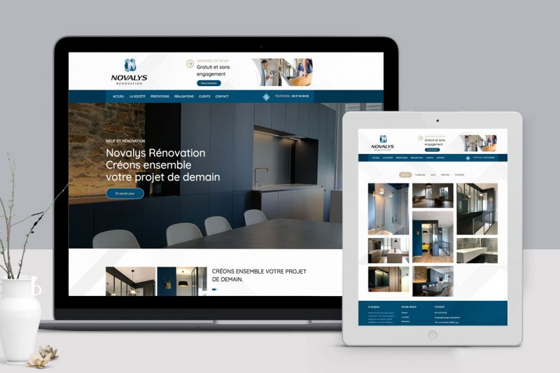 Novalys Rénovation - Site wordpress
