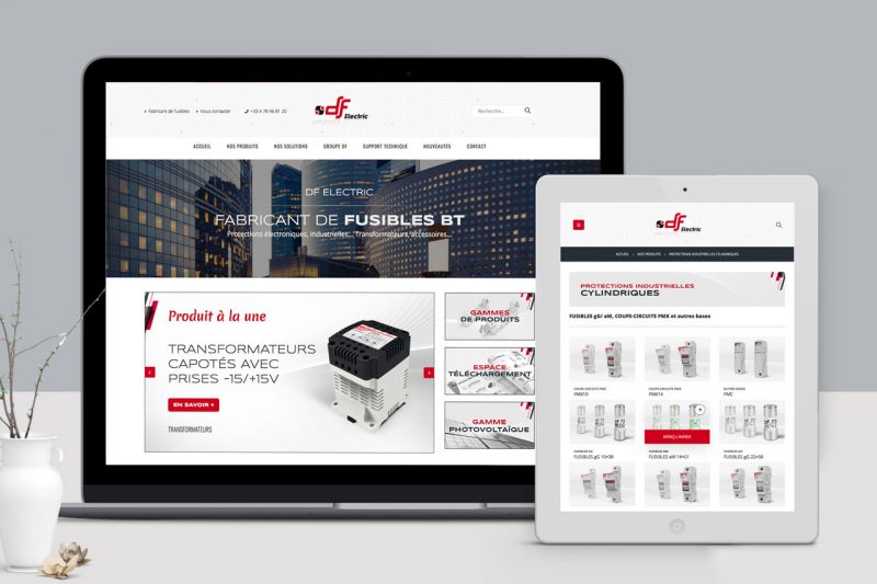 DF ELECTRIC - Création du site wordpress