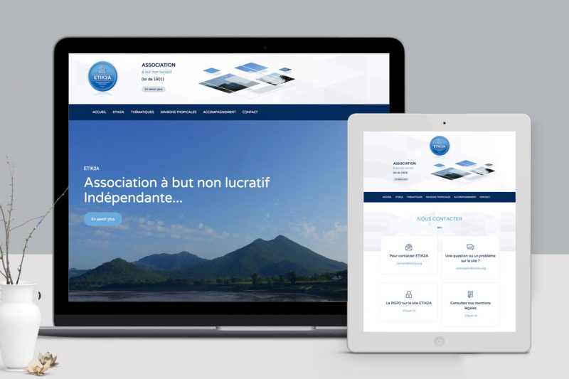 Site wordpress d'Etik 2a